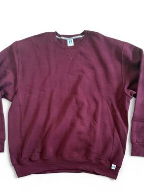 Russell Athletic Burgundy Crewneck Sweatshirt